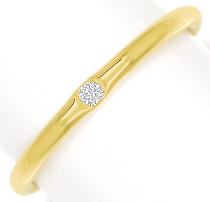 Foto 2 - Niessing Diamantring zierlich mit Brillant 18K Gelbgold, S1386