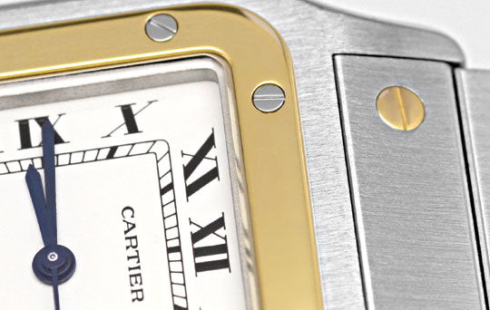 Foto 3 - Santos de Cartier Herrenarmbanduhr Automatik Stahl-Gold, U1220